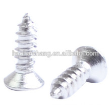 Customized Grade 8.8 Auto M5 round slotted flange metal screw